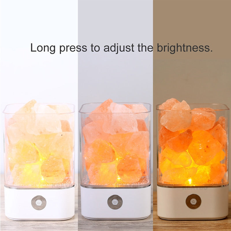 USB Himalayan LED Salt Lamp