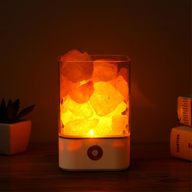 USB Himalayan LED Salt Lamp