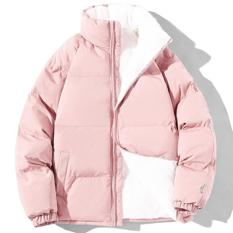 Winter Warm Plush Thickened Jacket For Women Men