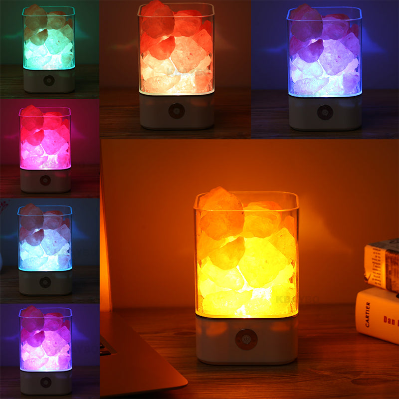 USB Himalayan LED Salt Lamp