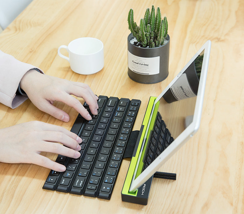 Outdoor Office Chocolate Portable Folding Keyboard