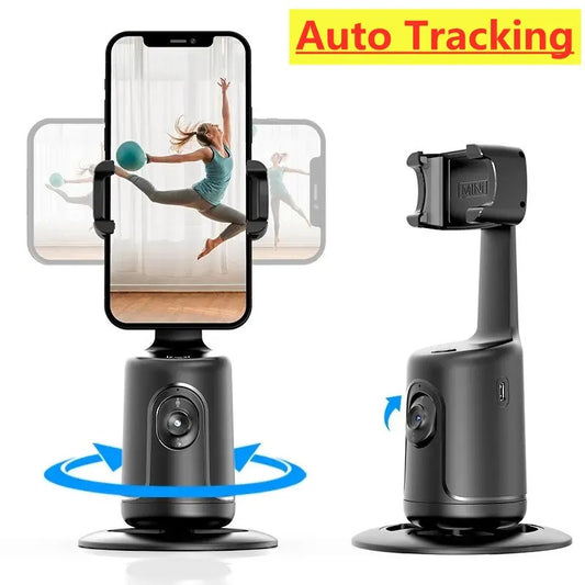 360 Auto AI Smart Gimbal Face Tracking Auto Phone Holder Stabilizer Tripod